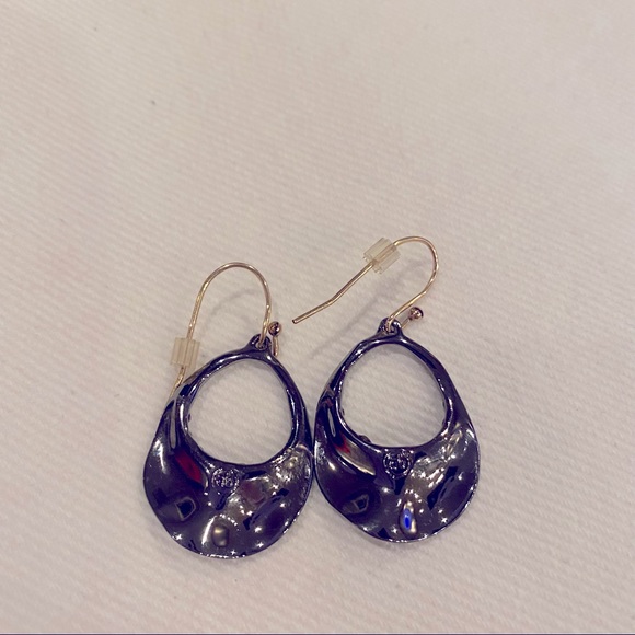 Alexis Bittar Gunmetal Earrings - Picture 2 of 3